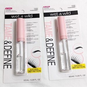 2 Wet n Wild Megaclear Lash and Brow Mascara, Tame & Define